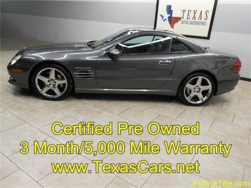 07 sl55 amg supercharged leather sunroof keyless go pano roof designo interior