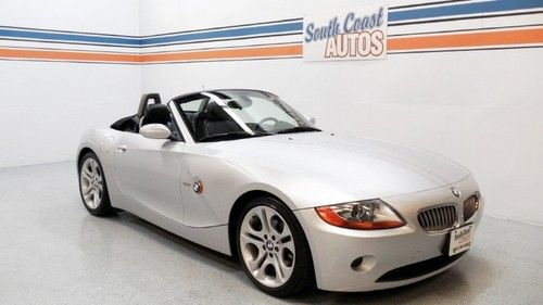 Z4 3.0l i6 power convertible top manual leather warranty we finance