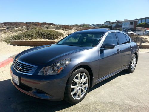 2009 infiniti g37xs awd sport pkg navi rear cam spoiler 40k miles