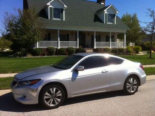 Used (1 owner) 2009 honda accord coupe ex 2d silver - great 4 cylinder n' fast