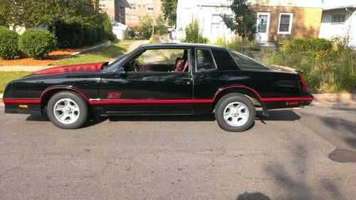 1987 chevrolet monte carlo ss coupe 2-door 5.0l