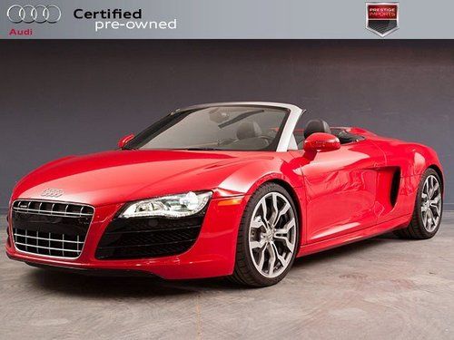 2011 audi r8 5.2 spyder *certified warranty* under 5k miles