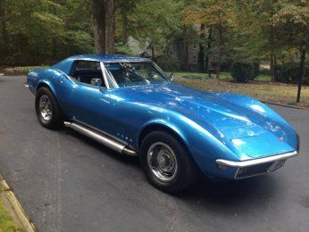 68 chevrolet corvette leather seats, 8 cylinder engine, great car