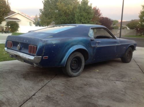 1969 Ford Mustang Base Fastback 351 Windsor Complete Sportback Shelby, image 2