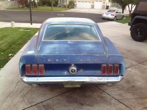1969 Ford Mustang Base Fastback 351 Windsor Complete Sportback Shelby, image 3