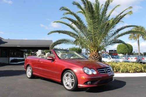 2008 mercedes-benz clk550 fully serviced! beauty! amg sport pkg! fl