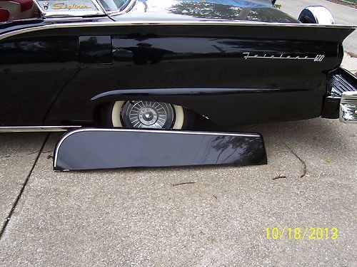 1957 FORD FAIRLANE 500 HARD TOP CONVERTABLE W/ CONTINENTAL KIT, image 11