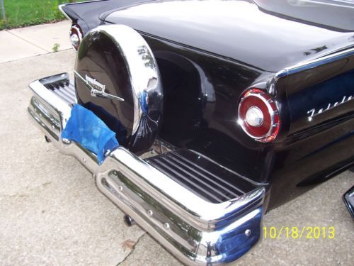 1957 FORD FAIRLANE 500 HARD TOP CONVERTABLE W/ CONTINENTAL KIT, image 12