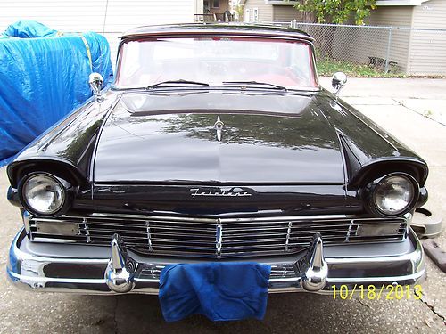 1957 FORD FAIRLANE 500 HARD TOP CONVERTABLE W/ CONTINENTAL KIT, image 15