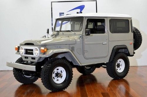 1976 toyota land cruiser fj40, frame off restored 2013, ac, power steer, amazing