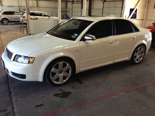 2005 audi s4 quattro sedan-4.2l v8- 6 speed manual-all wheel drive