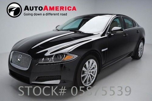 3k low miles one 1 owner jaguar xf black with leather loaded certified