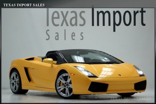 2008 gallardo spyder e-gear 16k miles,new clutch,yellow,callistos,we finance