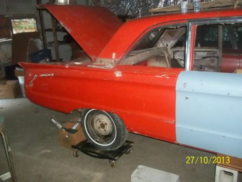 1963 mercury comet 2 dr sedan-custom -model  mildly apart- all parts included