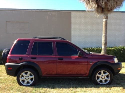 2002 land rover freelander se low miles clean carfax garage kept books &amp; records