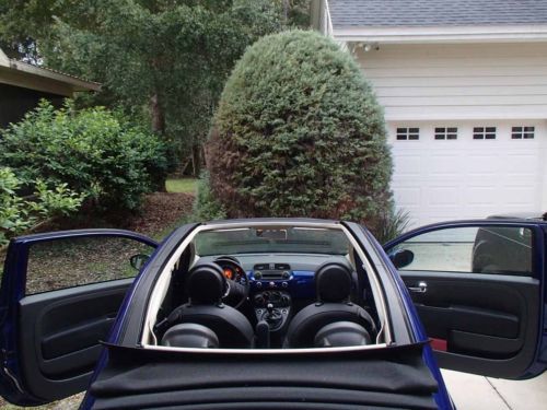2012 - Fiat 500C Pop Cabrio - 6600 miles - Blue Convertible GREAT Condition 500, US $16,450.00, image 6