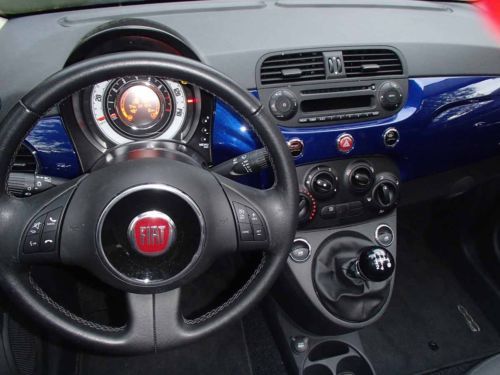 2012 - Fiat 500C Pop Cabrio - 6600 miles - Blue Convertible GREAT Condition 500, US $16,450.00, image 10
