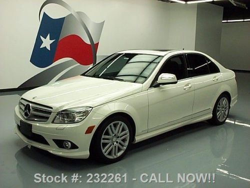 2009 mercedes-benz c300 sport p2 sunroof nav xenon 52k! texas direct auto