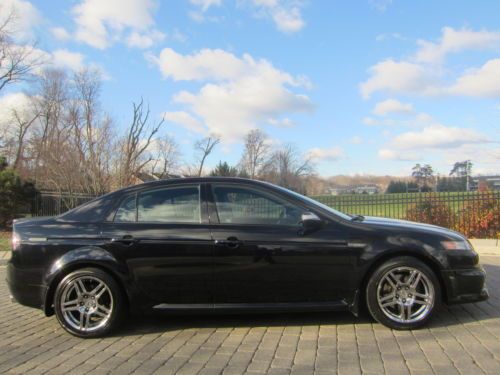 2008 acura tl type-s sedan 4-door 3.5l 6spd black/black