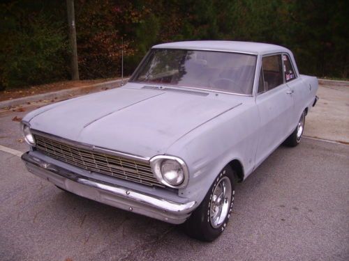 1964 chevy nova post car 307 v8 700r4 trans runs great and sounds great project