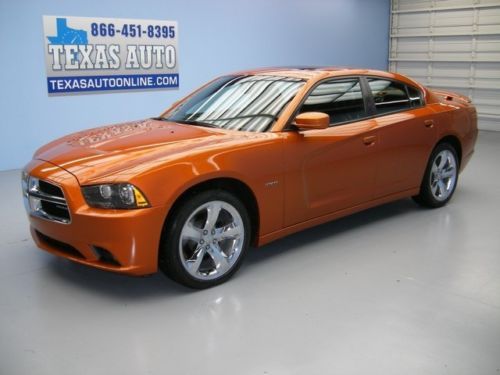 We finance!!!  2011 dodge charger r/t hemi roof heated leather 24k texas auto