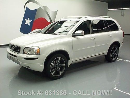 2013 volvo xc90 3.2 r-design sunroof htd leather 33k mi texas direct auto