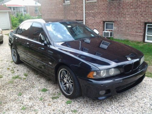 2002 bmw m5 4-door 5.0l - blue, black leather, 6 speed ///m