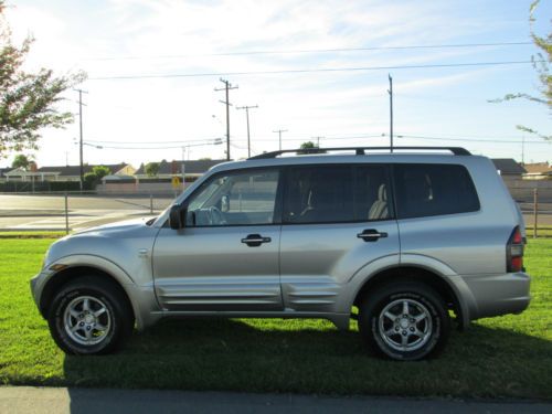 2002 mitsubishi montero xls sport utility 4-door 3.5l - seven passenger