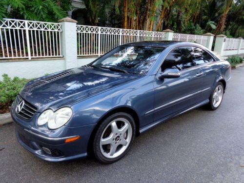 Florida 04 clk 500 clean carfax amg wheels pwr rr shade sunroof no reserve lqqk