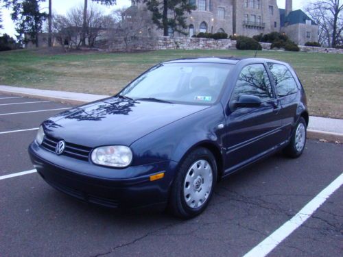 2003 volkswagen vw 5 speed golf low miles excellent no reserve !