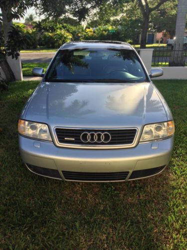 2000 audi a6 quattro 2.7 twin biturbo awd silver on black