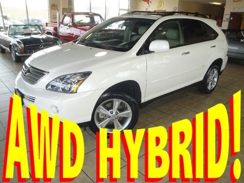 ***hybrid***2008 rx400h awd pearl white moonroof navigation rx350 09 10 gorgeous