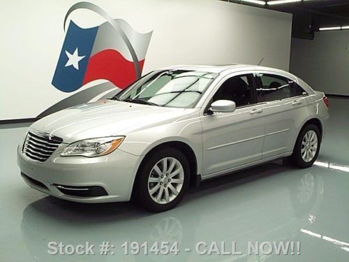 2012 chrysler 200 touring sedan auto alloy wheels 38k!! texas direct auto