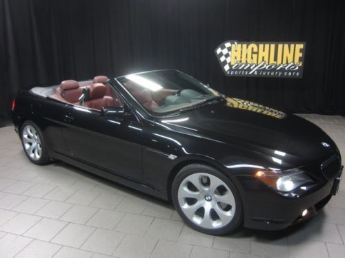 2006 bmw 650ci convertible, 360hp factory sport, cold weather pkg, rare color!!