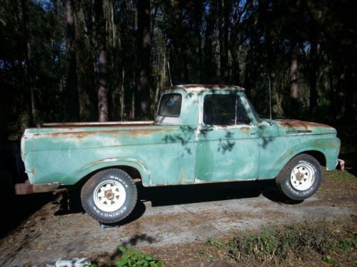 1962 ford f-100 unibody custom cab short wheel base restroation/rat rod ready