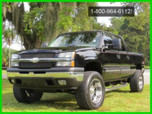 2004 chevrolet silverado lt 2500hd 4x4 4wd original miles loaded leather sharp