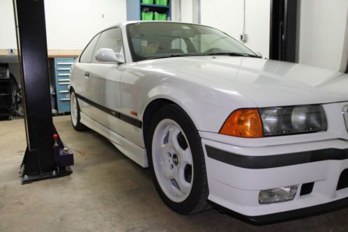 * 1997 bmw e36 m3 2dr coupe 5spd - alpine white on black - custom *