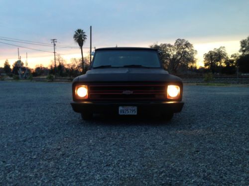 1967 Chevy C10 short bed fleet side truck California rat rod shop truck, image 2