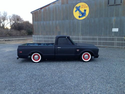 1967 Chevy C10 short bed fleet side truck California rat rod shop truck, image 4