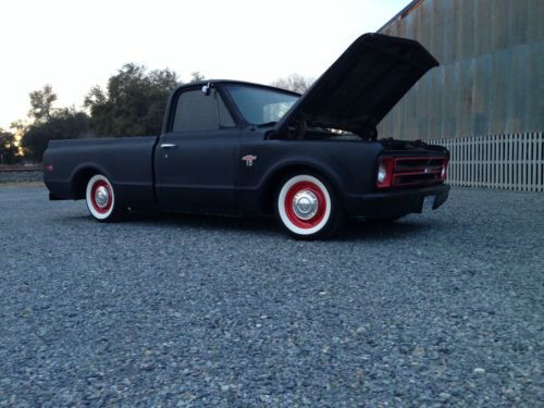 1967 Chevy C10 short bed fleet side truck California rat rod shop truck, image 7