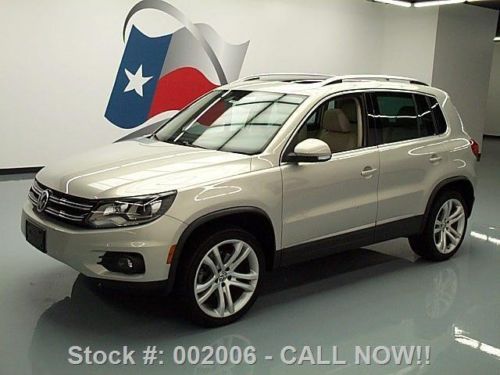 2012 volkswagen tiguan sel turbo pano roof nav 19&#039;s 48k texas direct auto