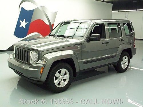 2012 jeep liberty sport 3.7l v6 auto alloys 1-owner 40k texas direct auto