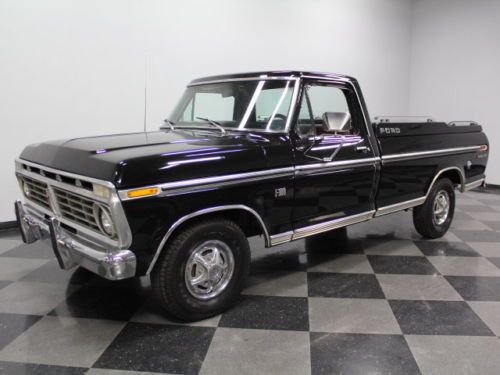 Ranger xlt, 360ci v8, factory black, clean inside &amp; out, solid southern truck!