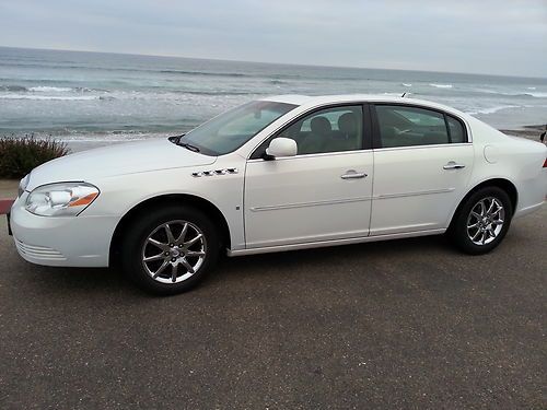 17,100 miles beautiful pearl white, grandpa owned 07 buick lucerne northstar gem