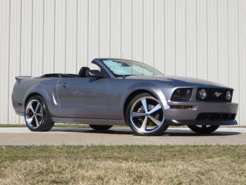 06 mustang gt (convertible) 4.6l wheels, shaker, xenon, spoiler, leather, 81k tx