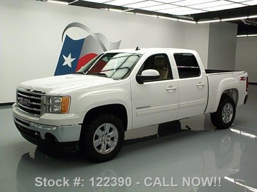 2013 gmc sierra crew z71 4x4 htd leather rear cam 19k!! texas direct auto