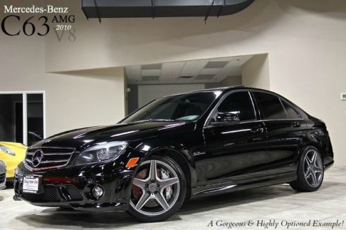 2010 mercedes benz c63 amg sedan $69k + msrp p2 package multimedia package wow$$