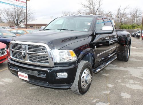 6.7l i6 diesel laramie limited leather navigation sunroof drw dually tow mp3 4x4