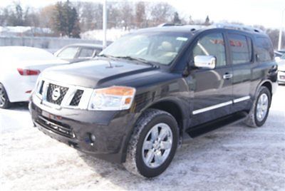 2012 armada 4x4 platinum, navigation, dvd, bose, tow, sunroof, 13410 miles