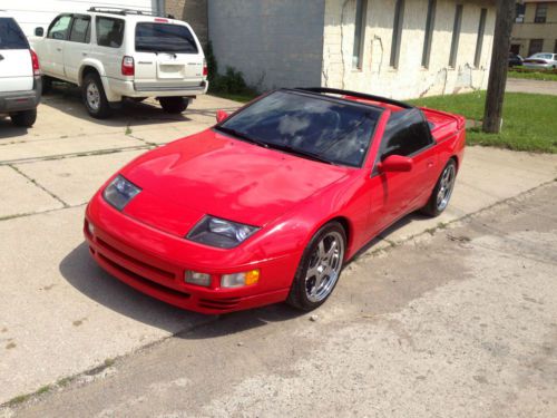 1993 nissan 300zx convertible red 5 speed like supra rxz 3000gt s2000 miata gtr
